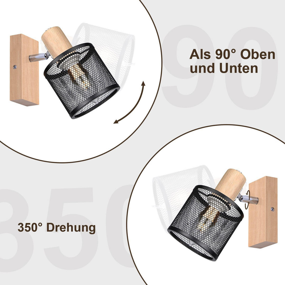 STRAHLER Gisela 1-flammig 16/10/14 cm - Schwarz, Metall (16/10/14cm) - Nettlife