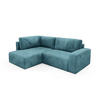 ECKSOFA Natalia Xl - Blau, Holzwerkstoff/Textil (182/245cm) - Fun Möbel