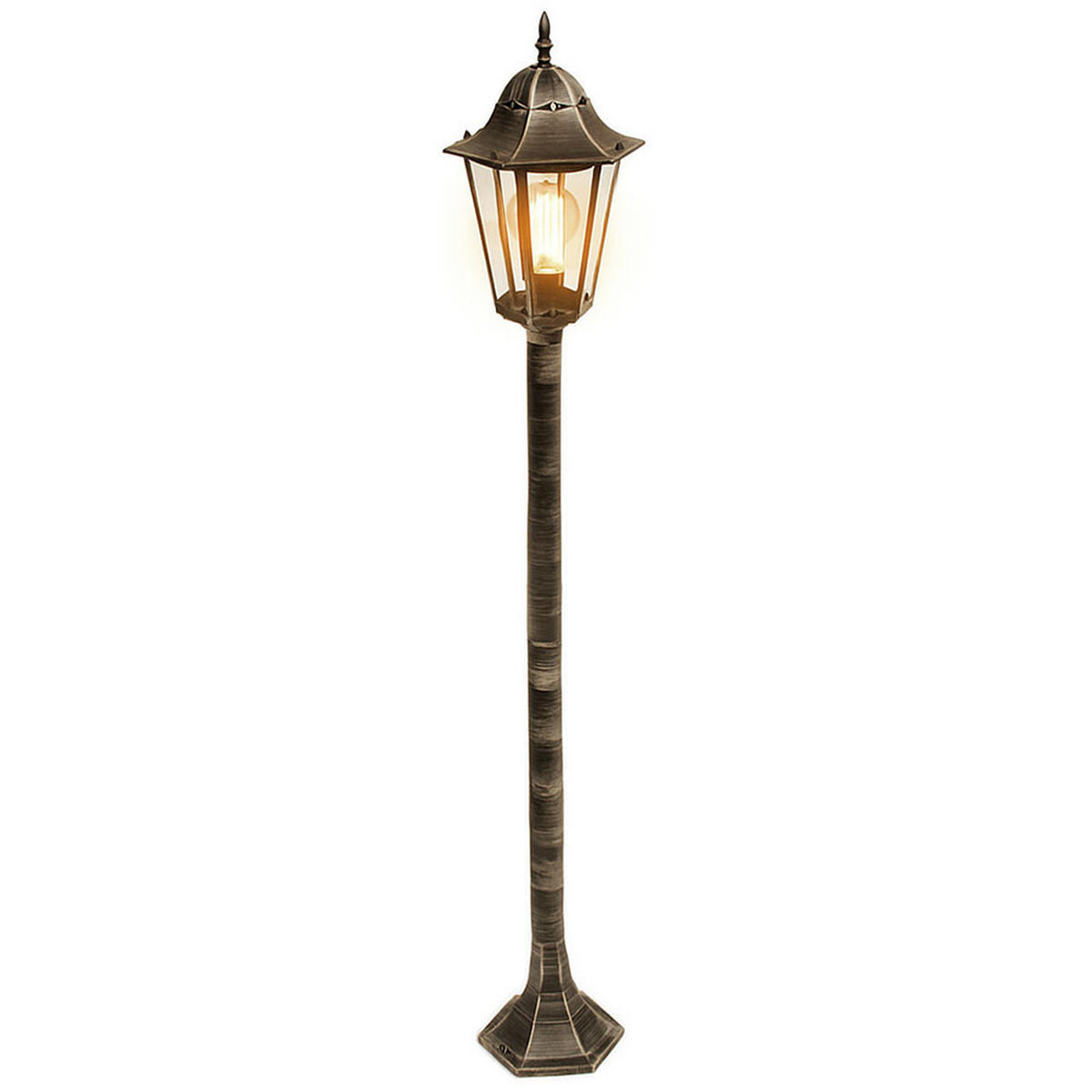 LED AUSSENSTEHLEUCHTE Alu-Druckguss Bronze - Bronzefarben, Metall (23.5/23.5/120cm)