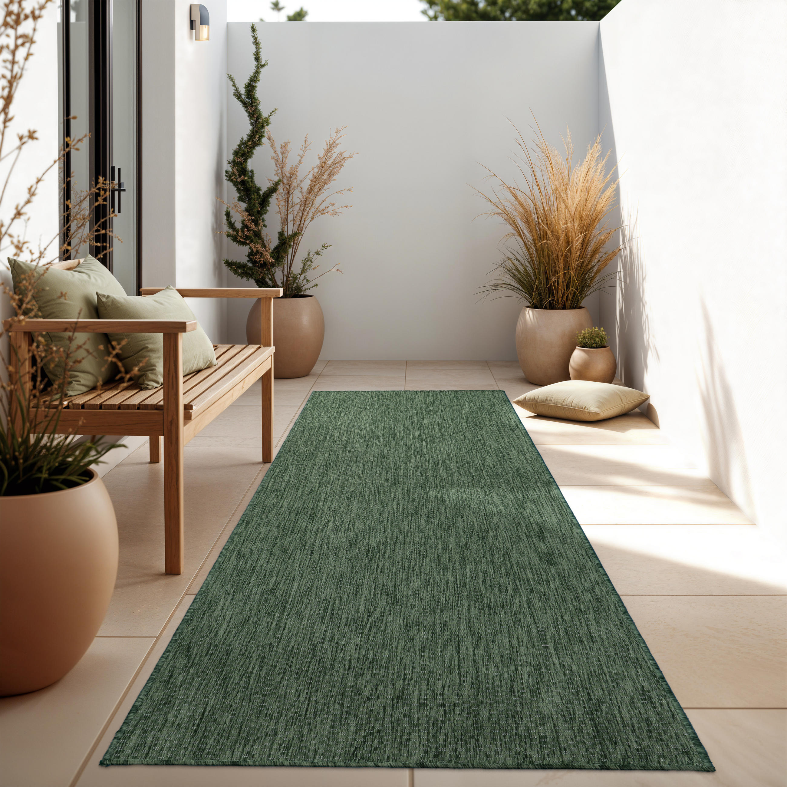 OUTDOORTEPPICH 60/100 cm Venedig 165 - Grün, Textil (60/100cm) - Paco Home