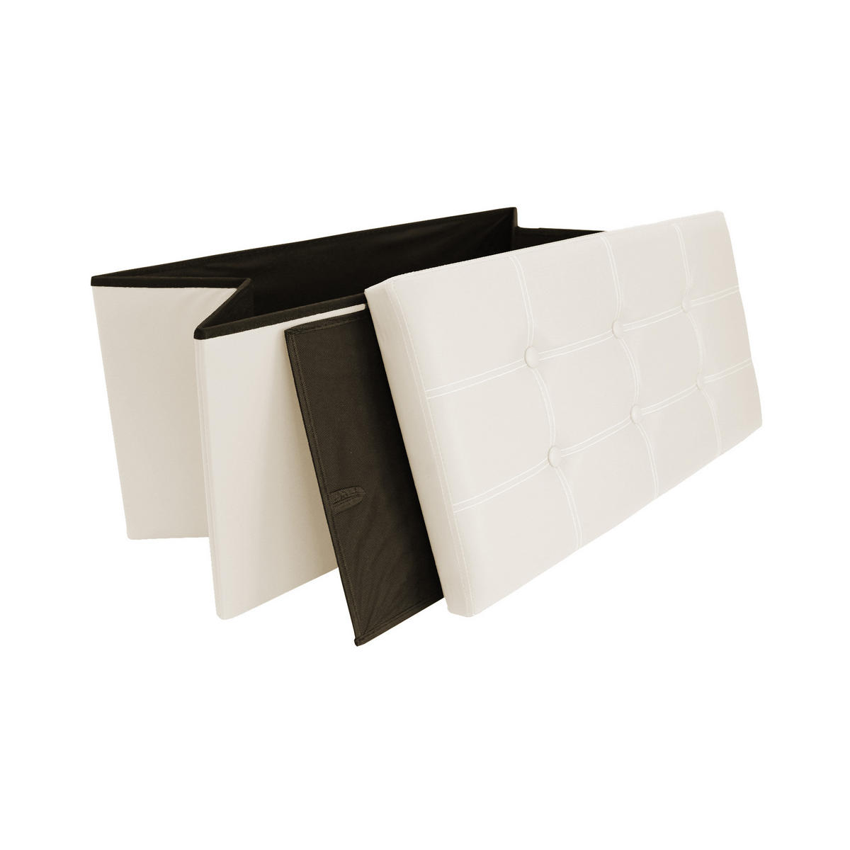 FUSSHOCKER Beige 38/76/38 cm - Beige, Textil (38/38/76cm) - Mobili Rebecca