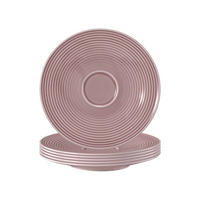 UNTERTASSEN Beat Color Glaze Altrosa ø 16,7 cm 6er Set - Dunkelrosa, Keramik (16.7cm) - Seltmann Weiden