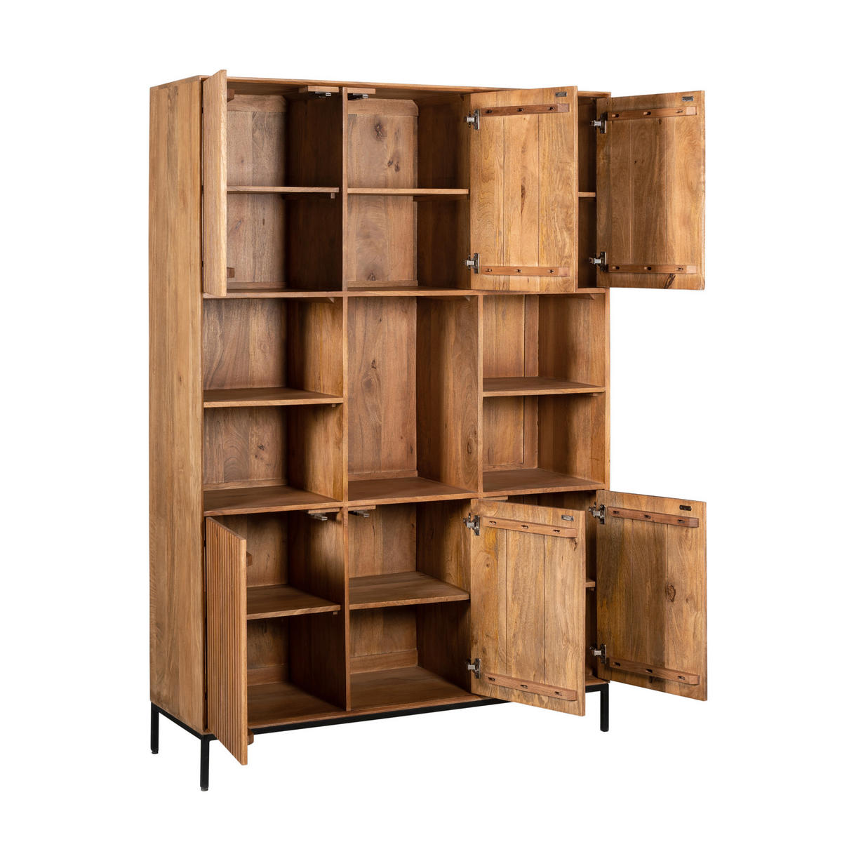 REGAL Madison Braun 45/135/200 cm - Braun, Holz (135/200/45cm) - Starfurn