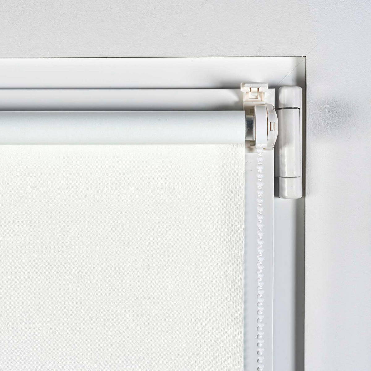 VERDUNKELUNGSROLLO, Weiß, 60 x 180 cm - Weiß, Kunststoff (60/180cm) - STORESDECO