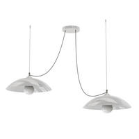 HÄNGELEUCHTE - Weiß Hochglanz, Metall (40/40/9cm) - Lumicom