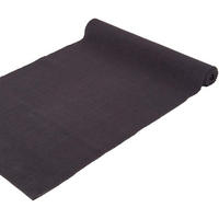 TISCHLÄUFER schwarz 44/178 cm, 100% Baumwolle - Schwarz, Textil (44/178cm) - Homescapes