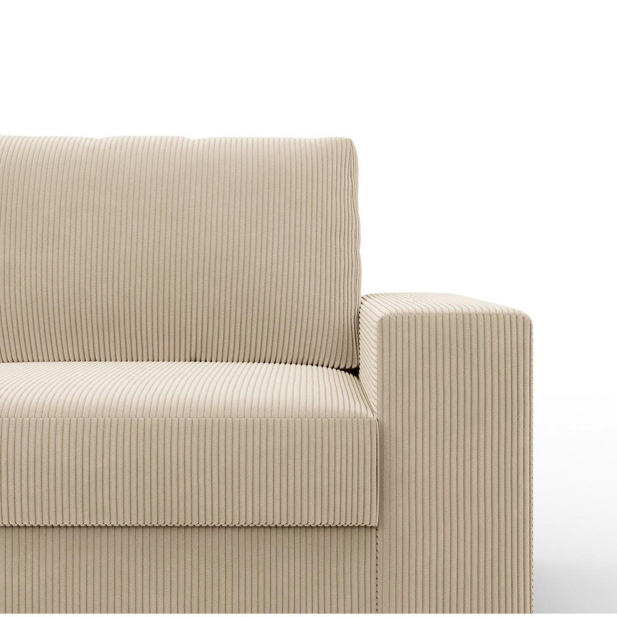 ECKSOFA MIT SCHLAFFUNKTION VELANO Beige - Beige, Textil (231/287cm) - Mebligo
