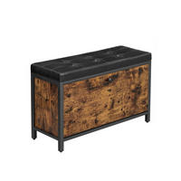 SCHUHBANK - Braun, Holzwerkstoff (30/51/80cm) - Hansiro