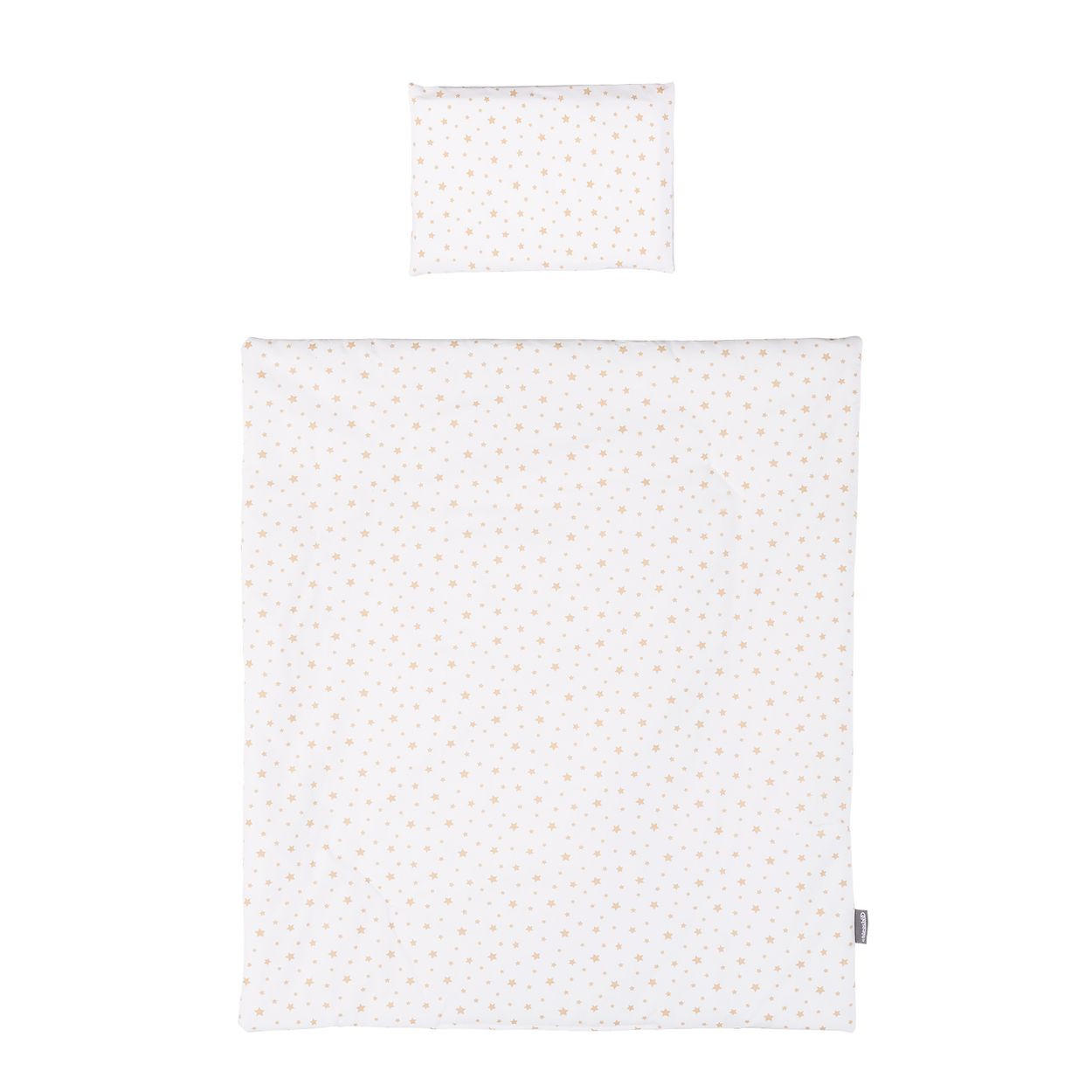 BABY BETTWÄSCHE Close to me 70 x 80 cm beige 4-tlg. Kissen, Kissenbezug, 100% Baumwolle, Polyester, Set: 0,485 kg - Beige, Textil (70/80cm) - Chipolino