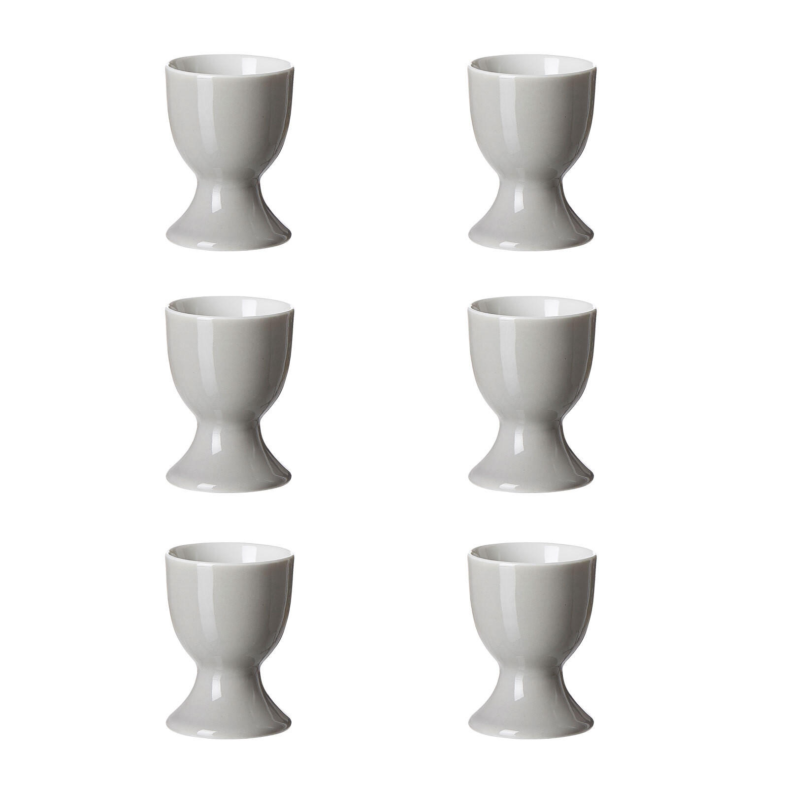 EIERBECHER Doppio Grau ø 5 cm 6er Set - Grau, Keramik (5/6/5cm) - Ritzenhoff Breker