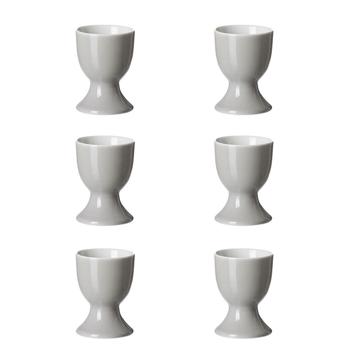 EIERBECHER Doppio Grau ø 5 cm 6er Set - Grau, Keramik (5/6/5cm) - Ritzenhoff Breker