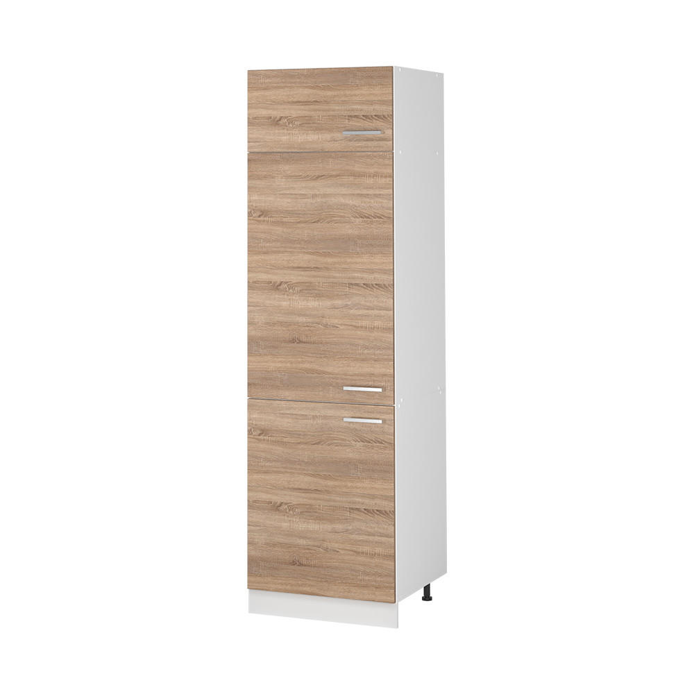 HÖGSKÅP R-Line, Sonoma/Vit, 60 cm Sonoma ek, Vit 206.8/60/57.2 cm
