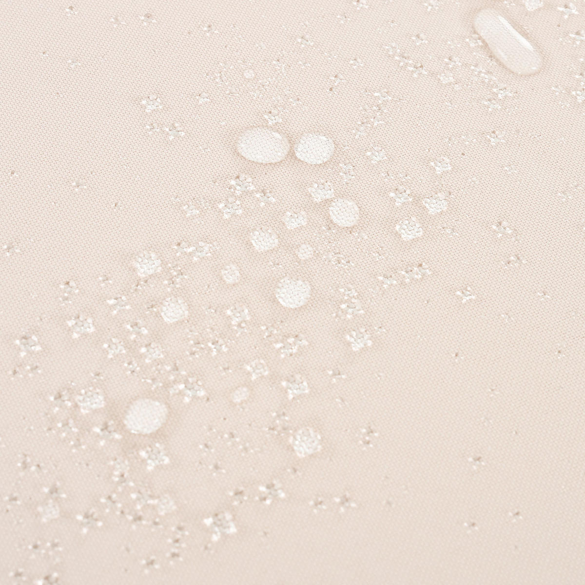 GARTEN-ESSTISCH-SET, 6-teilig, Akazien-Tischplatte, Beige - Beige, Textil - FLIEKS