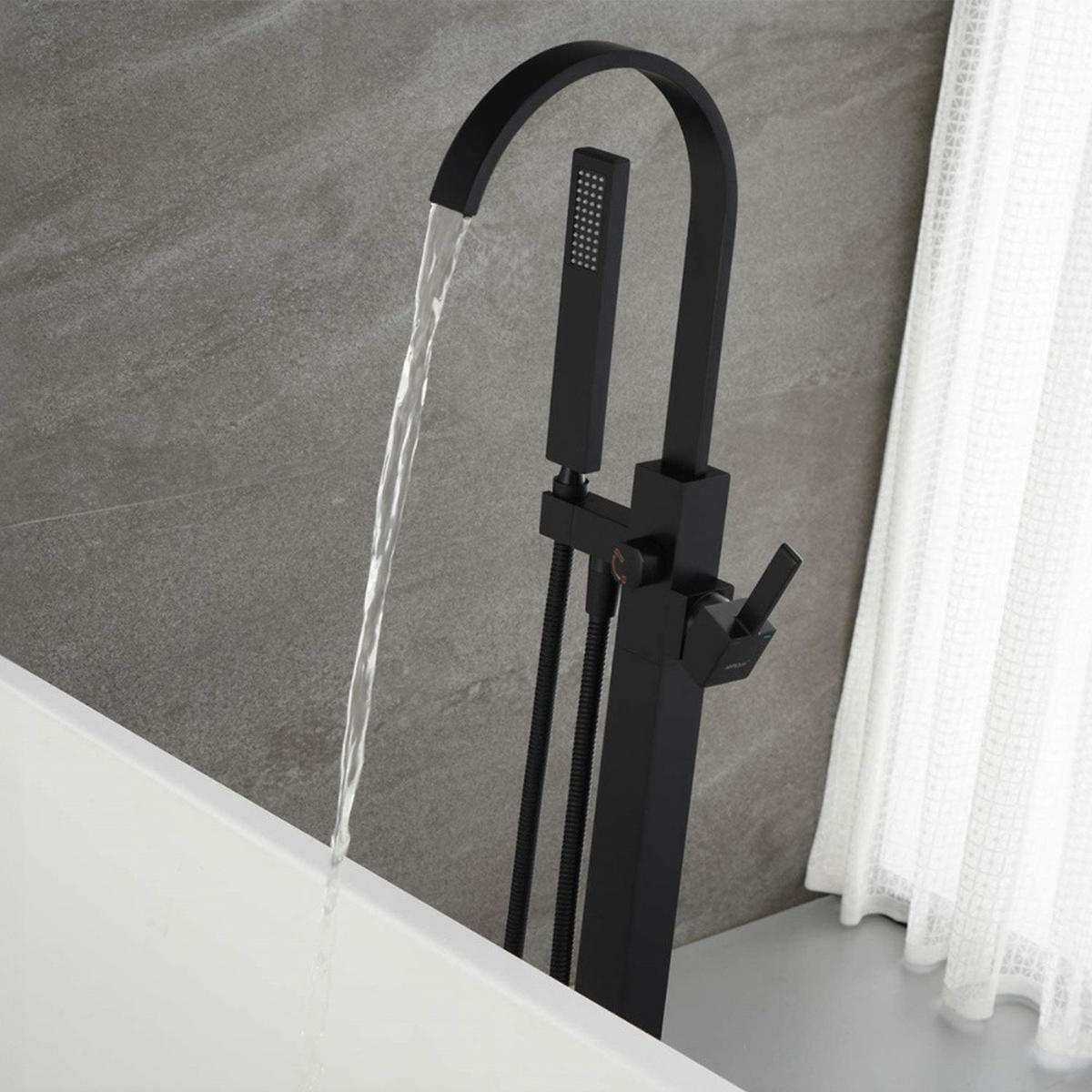 STANDARMATUR SKY - Schwarz - Schwarz, Metall (15/112/20cm) - Home Deluxe