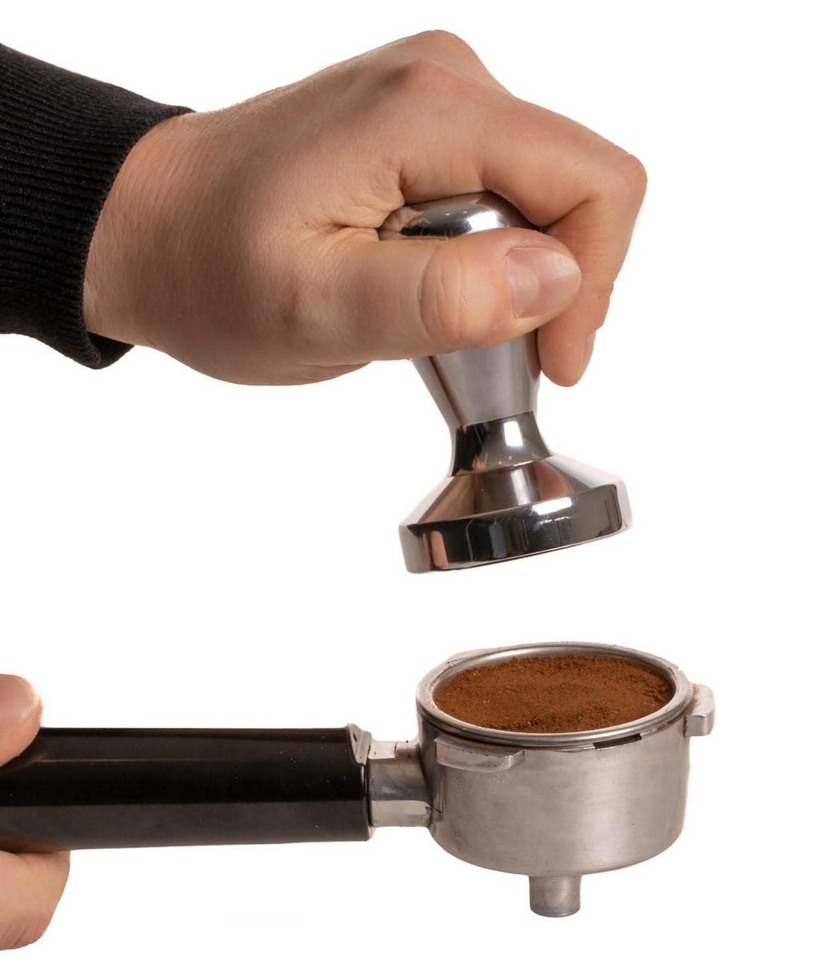 KAFFEESTAMPFER Kaffee Barista Tamper - Edelstahl - ø 5 cm - Silberfarben, Metall (2/8/6cm) - Jay Hill