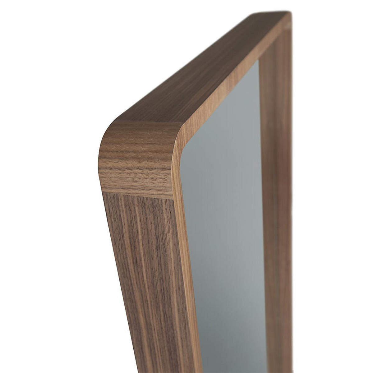 WANDSPIEGEL Rechteckig Walnuss 60/190/7 cm - Walnussfarben, Holz (60/7/190cm) - ANGEL CERDA