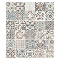 HERDABDECKPLATTE aus Glas Floor Tile 70/60/0,4 cm - Multicolor, Glas (60/0.4/70cm) - Wenko