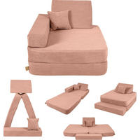 KINDERSESSEL Cordsamt Ziegel - Dunkelorange, Textil (80/24/80cm) - AngeLove