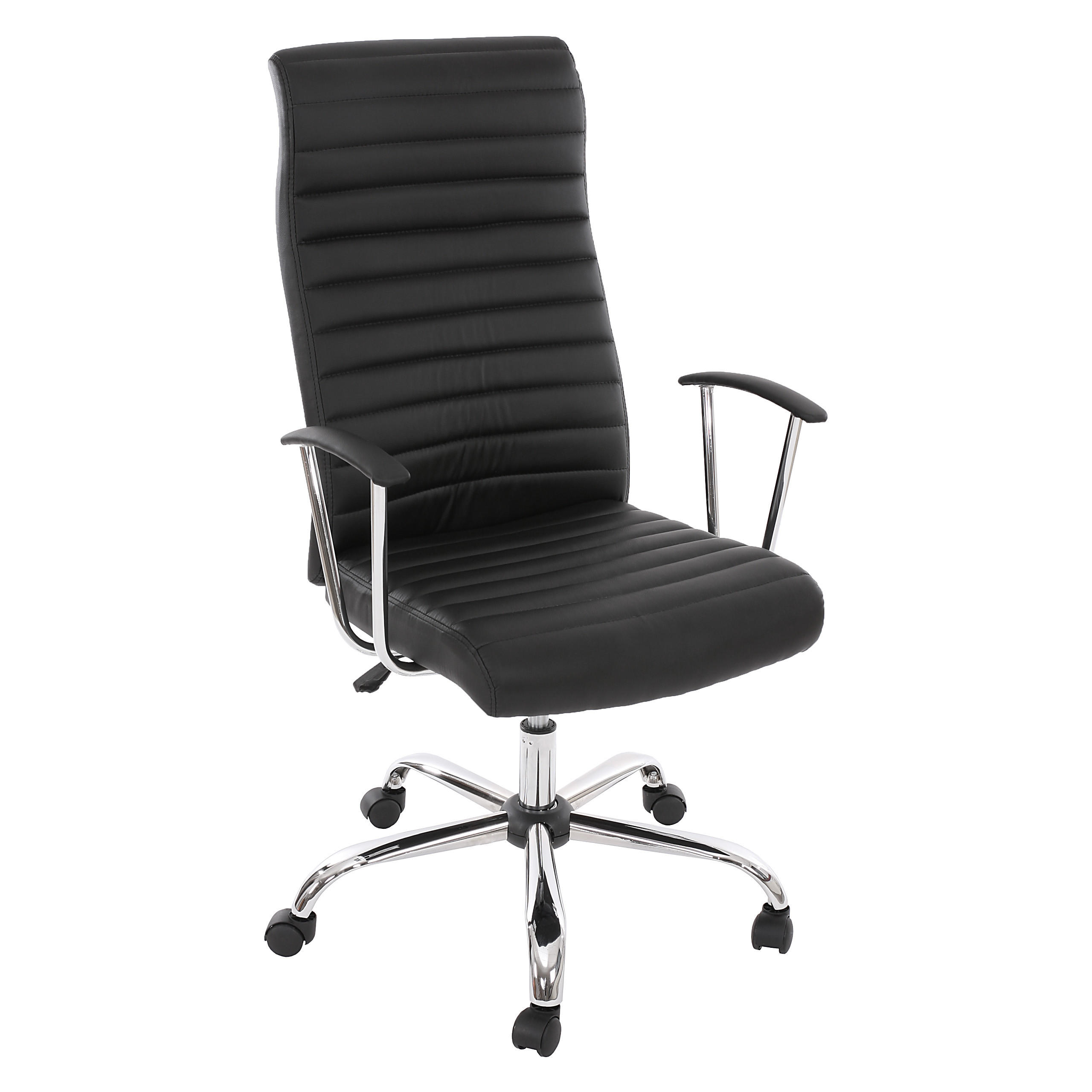 BÜROSTUHL Schwarz - Schwarz, Textil (68/117/71cm) - MCW