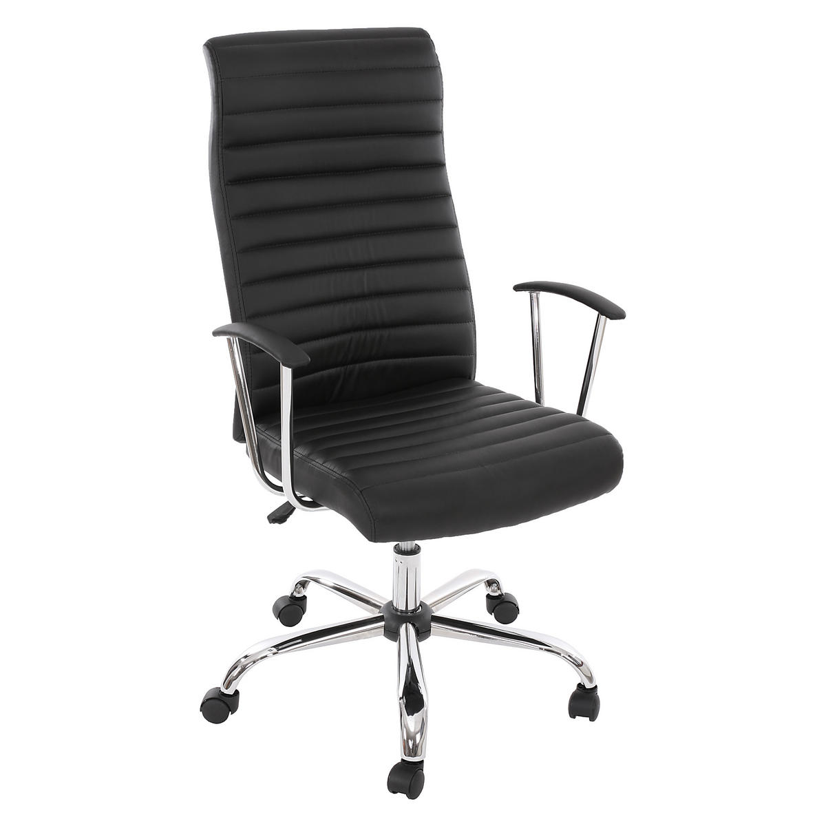 BÜROSTUHL Schwarz - Schwarz, Textil (68/117/71cm) - MCW