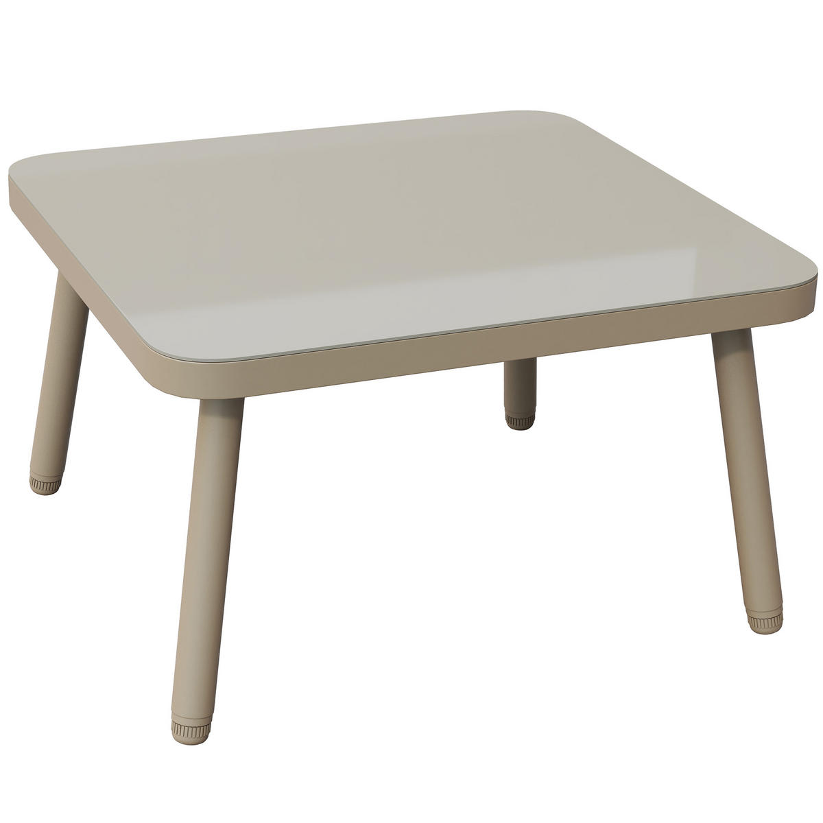 GARTENMÖBEL 120x60x72cm beige aus Eisen und mit Kissen - Beige, Metall - Modfu