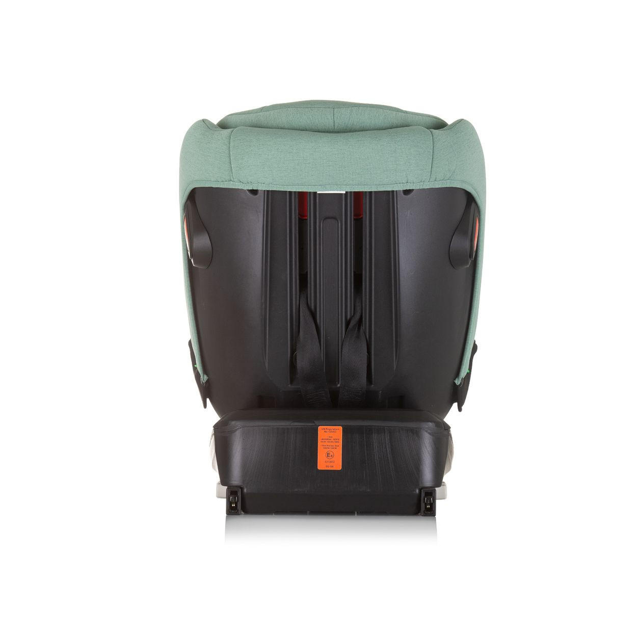 KINDERSITZ Tourino i-Size (40-150cm) grün Isofix, höhenverstellbar, Stützbein, drehbar - Grün, Kunststoff (46/78/49cm) - Chipolino