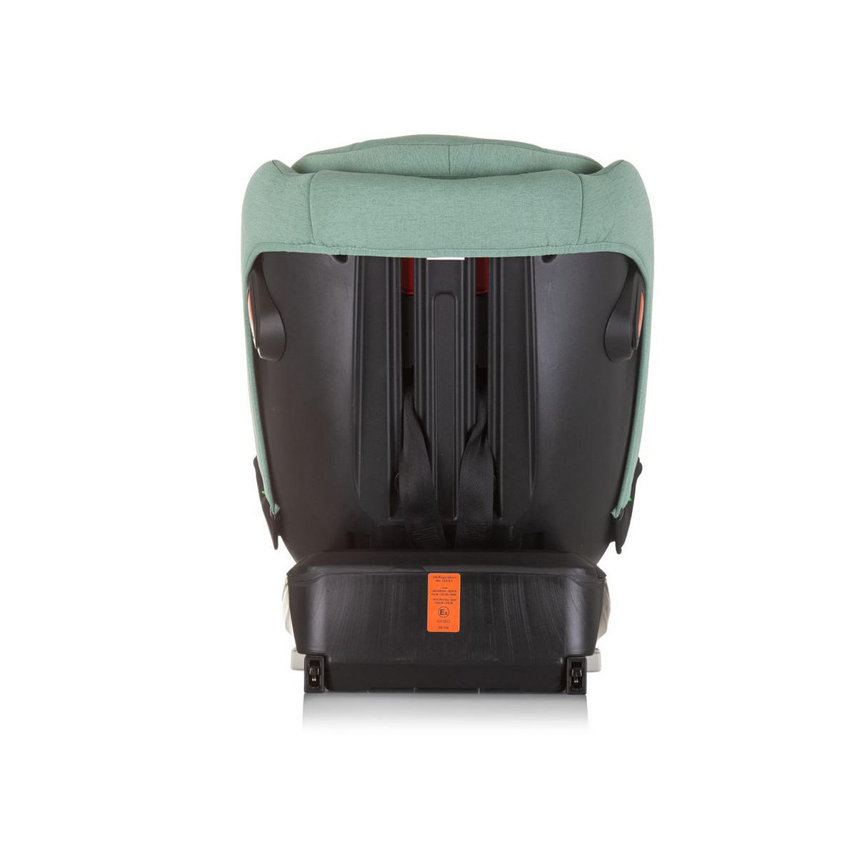 KINDERSITZ Tourino i-Size (40-150cm) grün Isofix, höhenverstellbar, Stützbein, drehbar - Grün, Kunststoff (46/78/49cm) - Chipolino