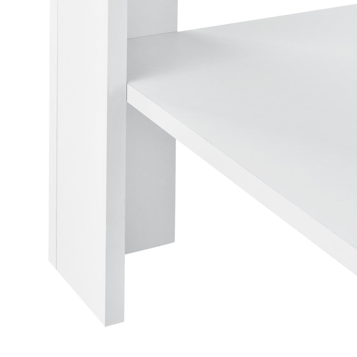 COUCHTISCH Aachen 60/60/40 - Weiß, Holzwerkstoff (60/60/40cm) - [en.casa]