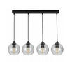 PENDELLEUCHTE HAGEN - Transparent, Glas/Metall (15/70/100cm) - kiki design