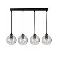 PENDELLEUCHTE HAGEN - Transparent, Glas/Metall (15/70/100cm) - kiki design