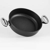 SERVIERPFANNE 24 cm GIGANT Newline für alle Herdarten - Schwarz, Metall (24cm) - BAF