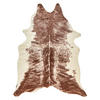 KUHFELL-TEPPICH Zeil 170/130 cm - Beige/Braun, Textil (130/170cm) - Beliani