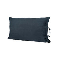 KISSENBEZUG reines Leinen tiefsee-blau 40/60 cm - Dunkelblau, Naturmaterialien (40/60cm) - beties Heimtextil