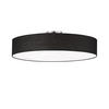LED-DECKENLAMPE Ø65cm, Lampenschirm Stoff Schwarz - Schwarz, Textil (65/65/17cm) - meineWunschleuchte