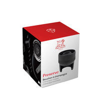 CHAMPAGNERVERSCHLUSS ABS Kunststoff für manuelle Preserve Duo Vakuumpumpe - Schwarz, Kunststoff (4.5/6/4.5cm) - PEUGEOT