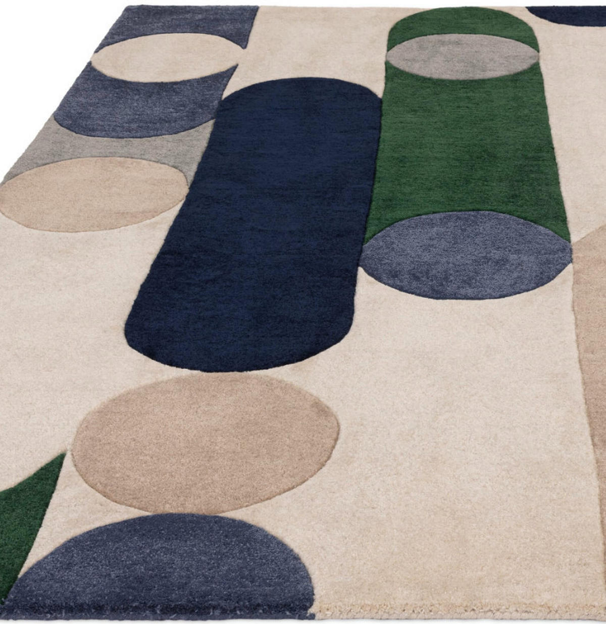 TEPPICH modern Design CODY Blau 120 x 170 cm - Blau, Textil (120/170cm) - Novatrend