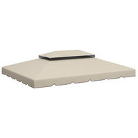 ERSATZDACH Beige 1 Stück - Beige, Naturmaterialien (300/0.1/400cm) - GiPP