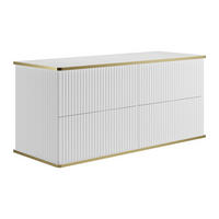 WASCHBECKENUNTERSCHRANK - 120cm x 47cm - MDF - weiß - KELIZA - Weiß, Holz (120/54/47cm) - Vente-Unique