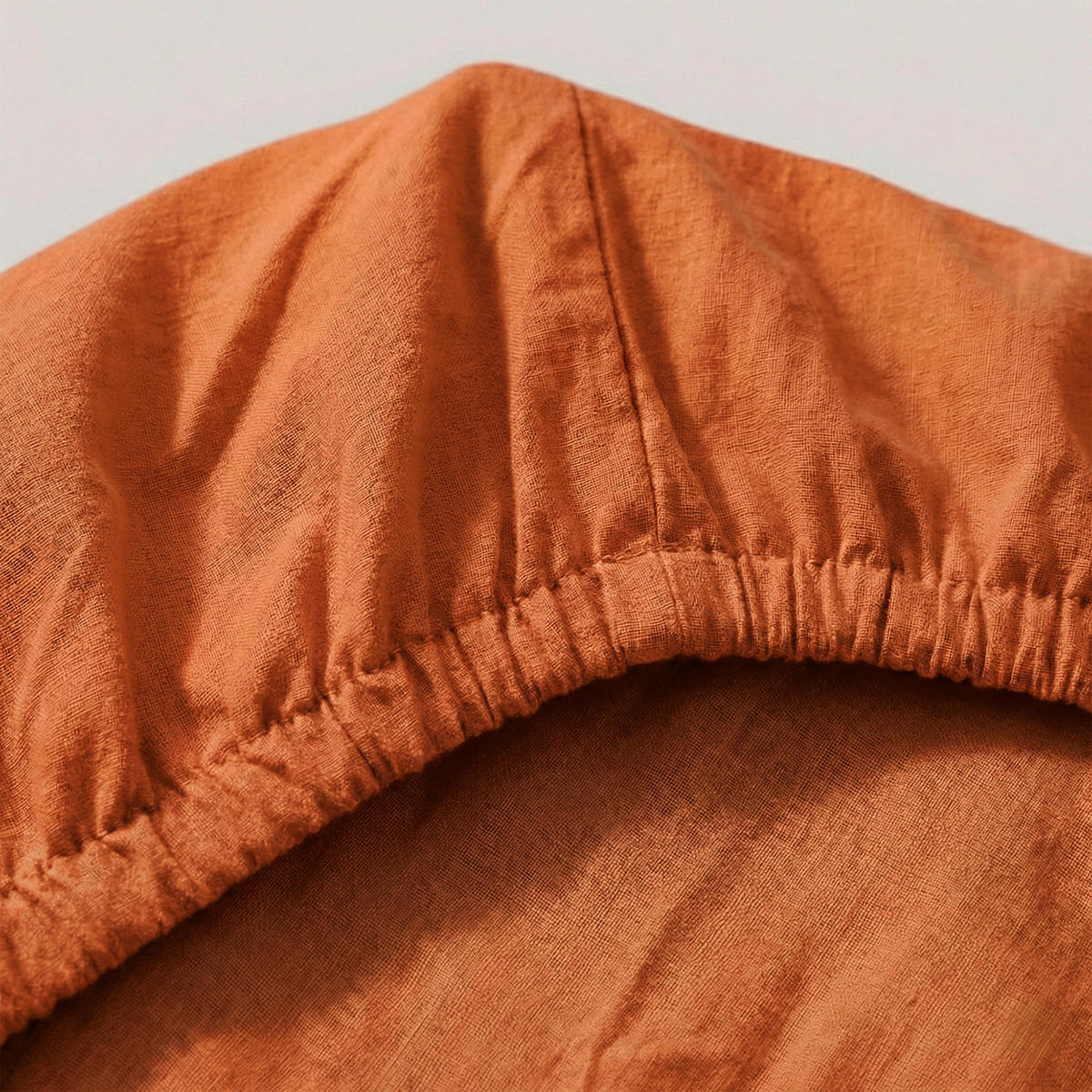 SPANNBETTTUCH basic 90x200x32 cm terrakota - Terracotta, Textil (90/200cm) - Happy Friday