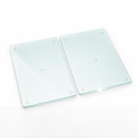 GLASPLATTE 2x 40x52cm Transparent - Transparent, Glas (40/52/0.4cm) - Wallfluent