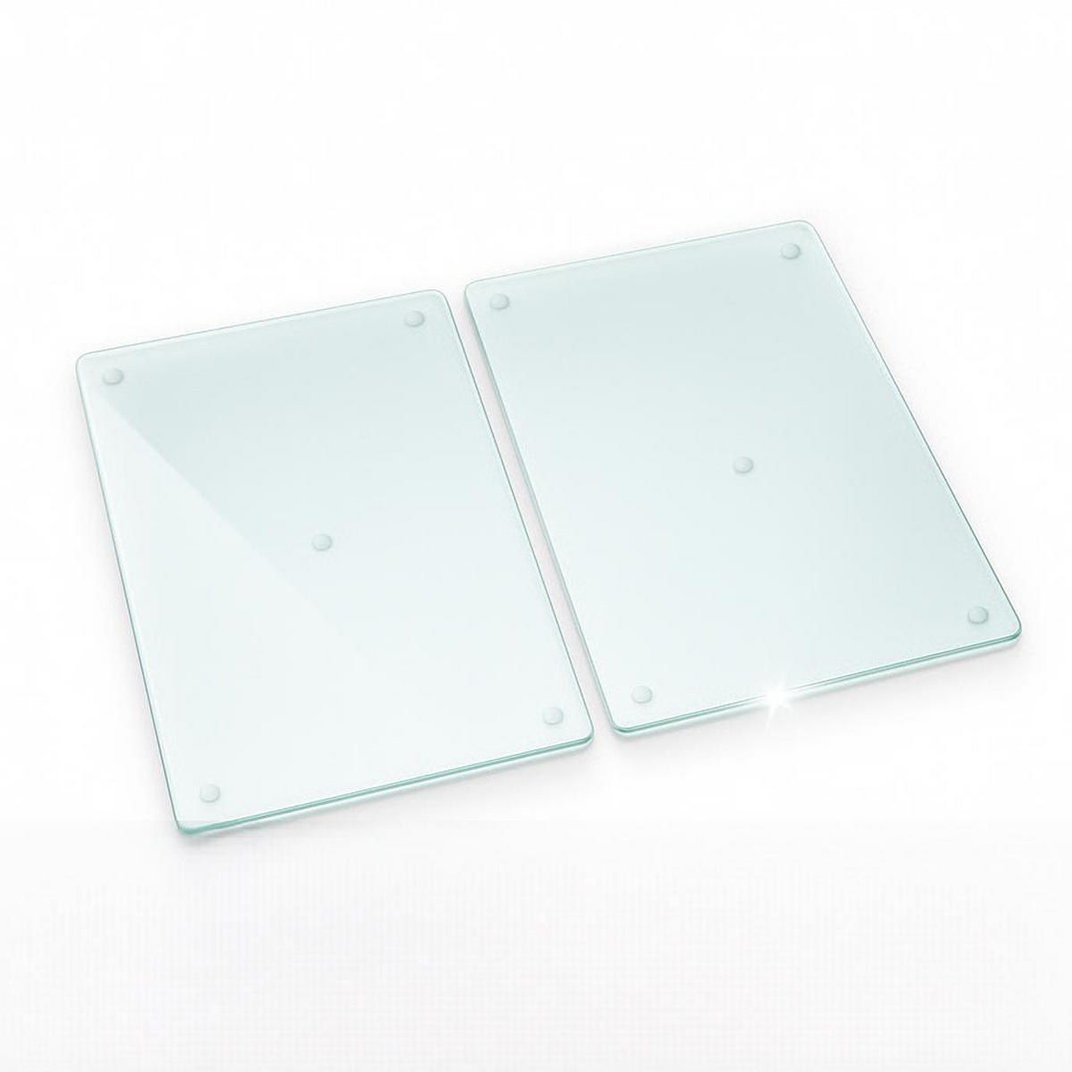 GLASPLATTE 2x 40x52cm Transparent - Transparent, Glas (40/52/0.4cm) - Wallfluent