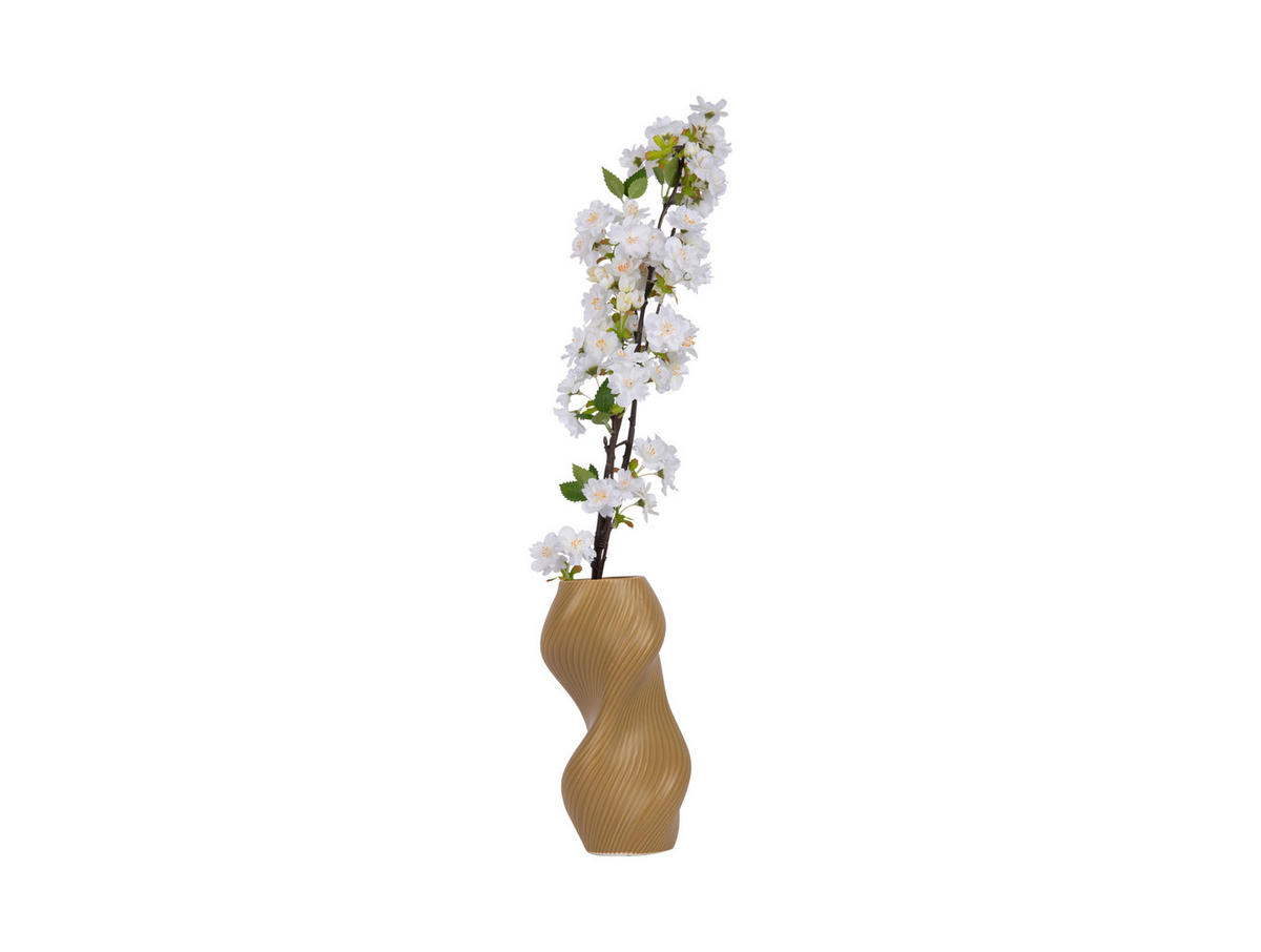 VASE Paris Twisted - Braun - 24,5 cm - Braun, Stein (24cm) - Present Time