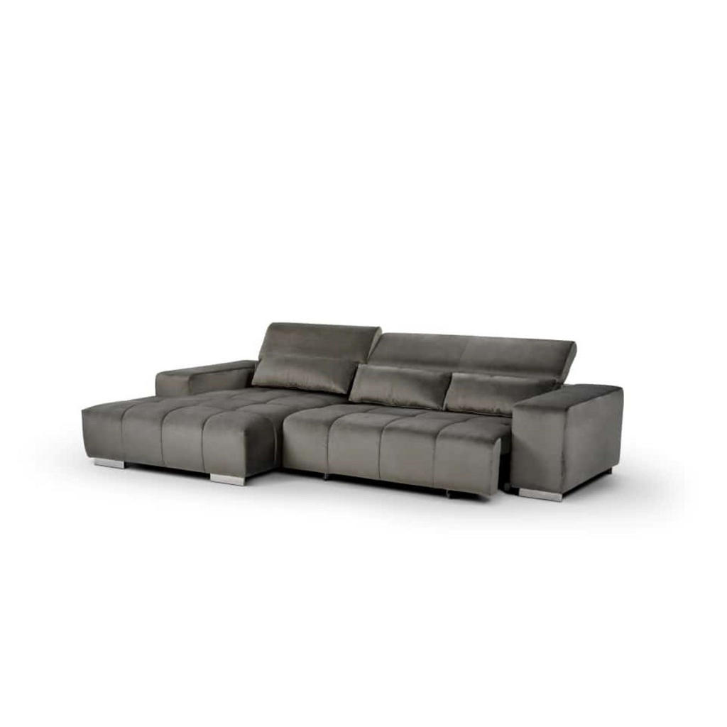 Thumbnail - Cotta Ecksofa, Anthrazit, Textil, 3-Sitzer, L-Form,L-Form, 307x186 cm, Wohnzimmer, Sofas & Couches, Wohnlandschaften, Ec...