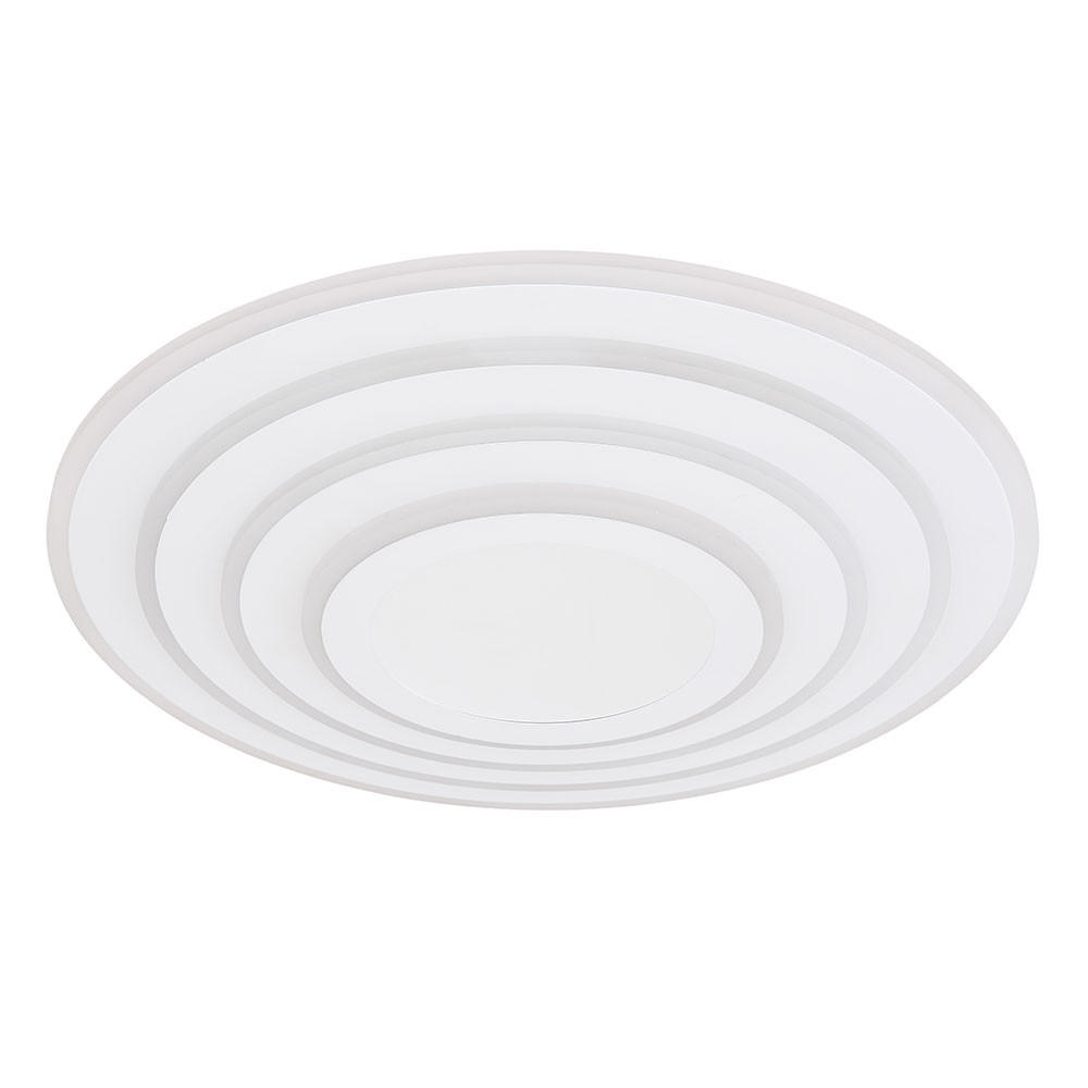 LED DECKENLEUCHTE Metall Weiß Jocelyn - Weiß, Metall (50/50/6.5cm) - Globo Lighting