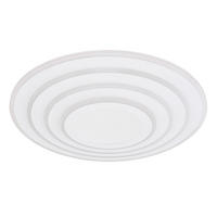 LED DECKENLEUCHTE Metall Weiß Jocelyn - Weiß, Metall (50/50/6.5cm) - Globo Lighting