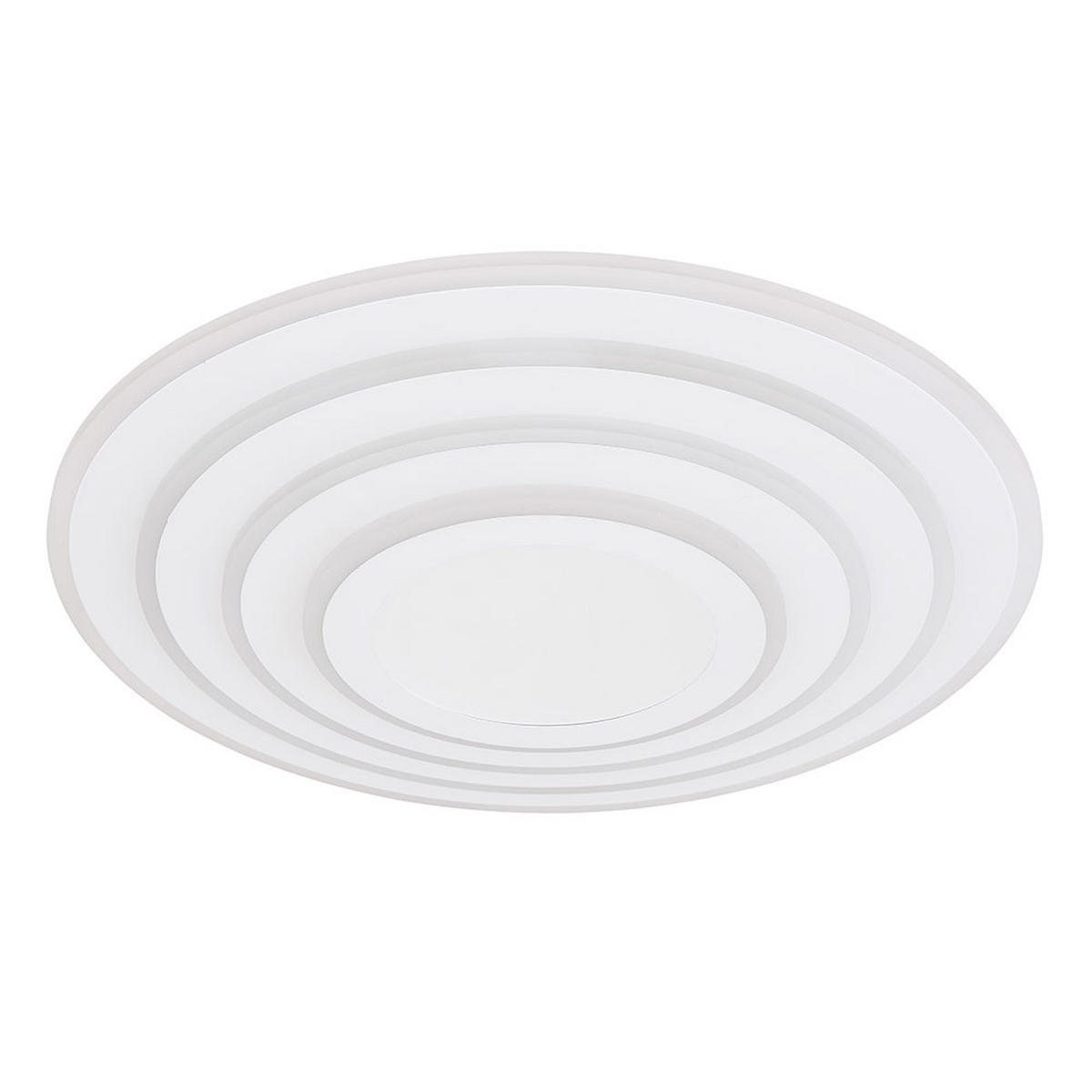 LED DECKENLEUCHTE Metall Weiß Jocelyn - Weiß, Metall (50/50/6.5cm) - Globo Lighting