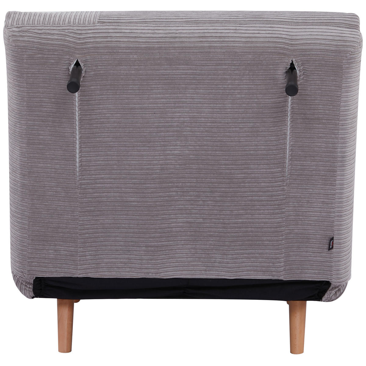 SCHLAFSESSEL 2-in-1 DE-08262 mit verstellbarer Kopfstütze Grau - Hellgrau, Textil (87/89/82cm) - ComfortXL
