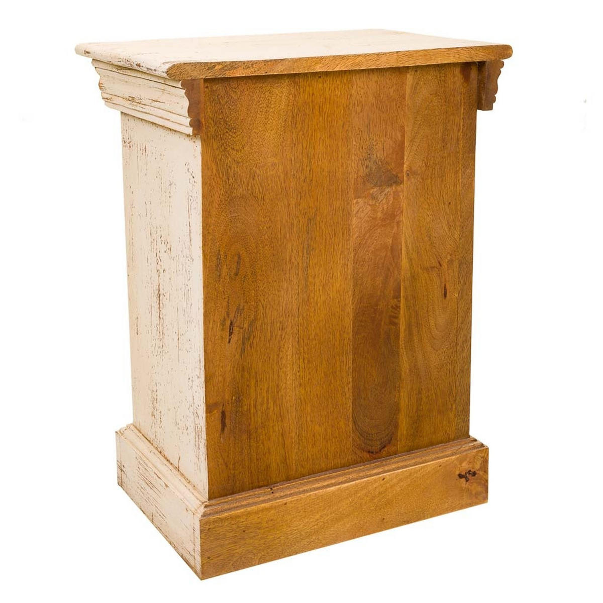 NACHTTISCH aus Holz, beige, 45x30x59cm - Multicolor, Holz (45/59/30cm) - Wanderlust