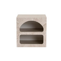 NACHTTISCH lorin beige - Beige, Holz (40/50/50cm) - Habitat Garten