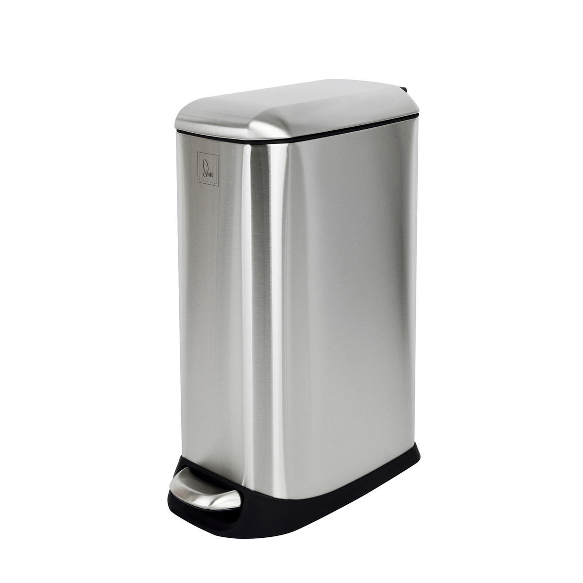 MÜLLEIMER TS20 20l Silber - Silberfarben, Metall (23.5/55.5/42cm) - SVITA